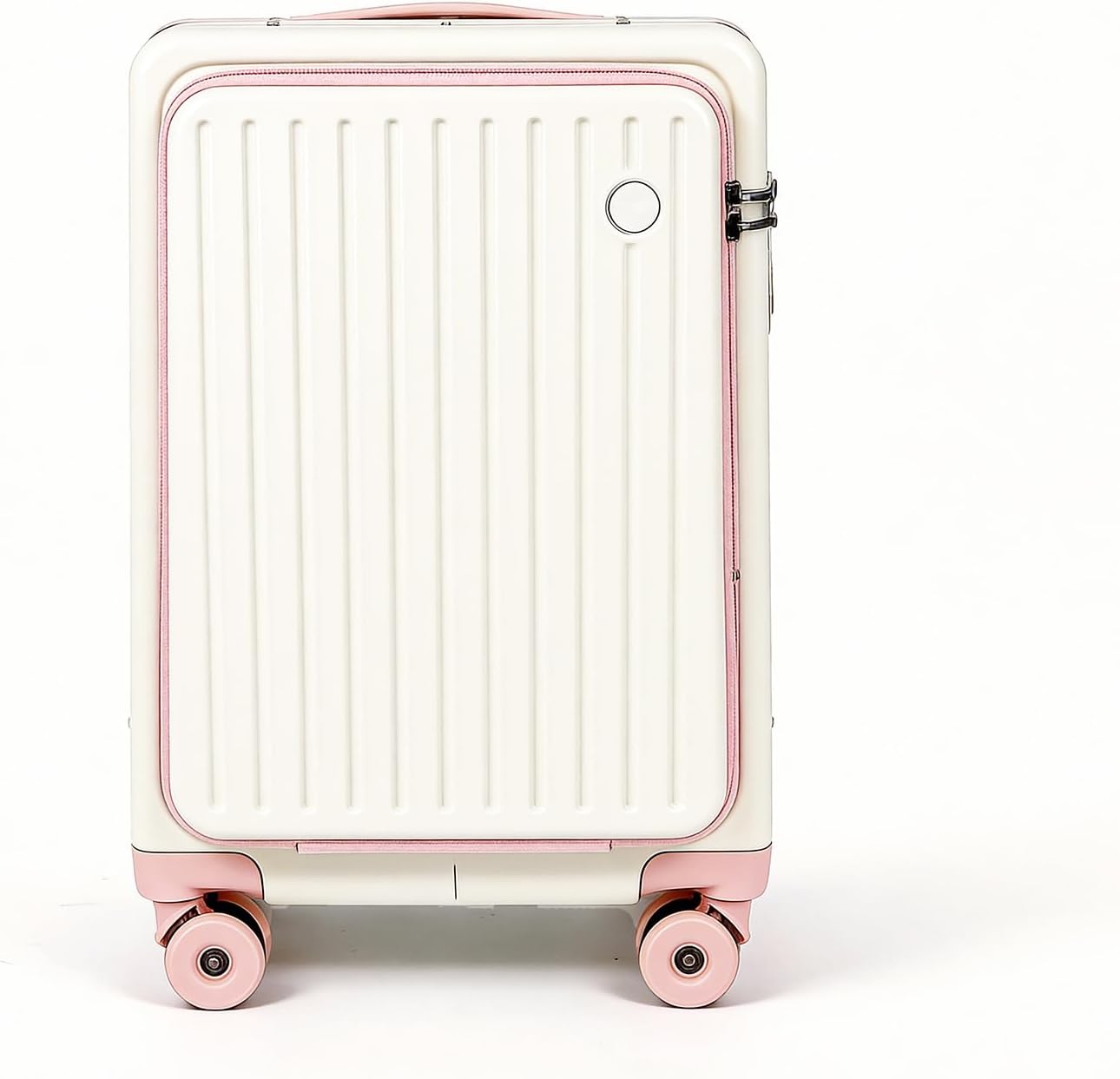 Ride-on Carry-on Suitcase with Foldable Backrest for Kids & Adults, TSA Lock, Cup Holder – Versatile Travel Gear for Family